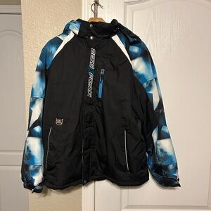 ZeroXposur Black and Blue Outerwear ski/snow jacket